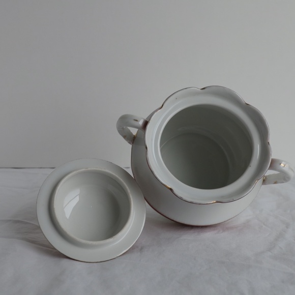 Vintage Bassett Limoges Bss60 Sugar Bowl - Picture 4 of 6